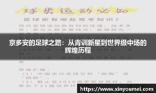 京多安的足球之路：从青训新星到世界级中场的辉煌历程